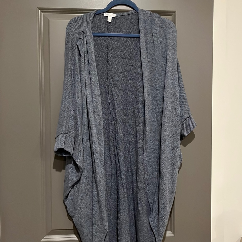 Heather blue lightweight cardigan, L